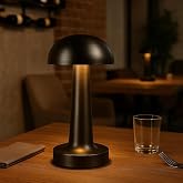 Siyah Dokunmatik Şarjlı Masa Lambası &ndash; 3 Renk Modu (6400K-3200K-1600K), 2W LED, 30-50 L&uuml;men, 1200mAh Batarya, USB 5V DC