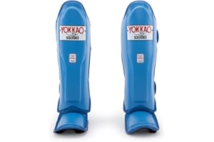 YOKKAO Matrix Shin Guards: Premium Microfiber Leather for Maximum Protection and Mobility - Best Shin Guards for Muay Thai, MMA, and Kickboxing