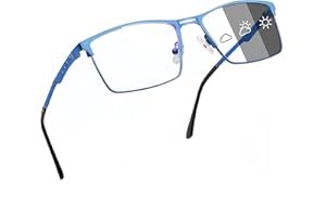 Joopin Occhiali Luce Blu da Uomo Donna Protezione UV Leggeri Lenti Trasparenti Classici Rettangolari Montatura Metallo Filtro Luce Blu per Gaming Computer Unisex