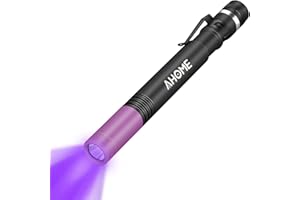 UV Blacklight Torcia Elettrica, AHome Ultravioletto 395nm LED Luce, Pet Urina Detector, Bed Bug Finder, Cane/Gatto smacchiatore
