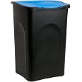 Stefanplast Pattumiera Ecogreen 37x37x56 50LT Nero/Blu - 7