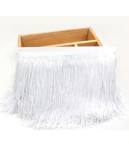 Ruban à Franges Bohème En Dentelle – 4 M De Large Pour Décoration Maison Ou Vêtements