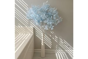 Cutfouwe Ceramic Vase White 42cm Tall Narrow Floor Vase for Pampas Grass, Dried Flowers, Modern Deco, Home Office Decoration, Gift