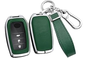 ontto Etui na kluczyki samochodowe pasuje do Toyota Yaris Cross Hybrid Corolla RAV4 Prius Camry Auris Highlander 2020-2023, etui na klucze, etui ochronne, pilot zdalnego sterowania, akcesoria 2/3/4