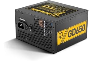 NOX XTREME PRODUCTS Nox Hummer GD 650 -NXHUMMER650GD- Fuente de Alimentación 650W, certificado 80 PLUS Gold, ventilador 120mm ultra silencioso, compatible ATX12v, entrada 230W, color negro