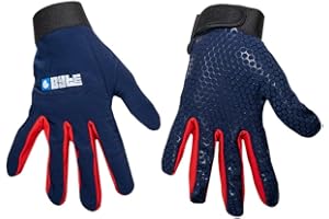 BYTE SKIN HOCKEY GLOVES NAVY RED