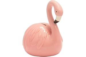 JOYTOY Joy Toy Flamingo ceramiczna skarbonka z reliefem 19 x 8 x 19 cm - 62102