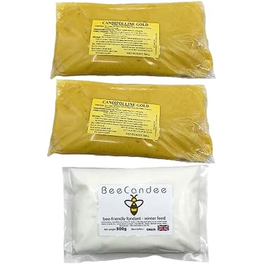 Candi Fondabee - Nourriture Pour Abeilles - 12,5 Kg (carton De 5 X 2,5 Kg) - Pâte Blanche à Base De Sucre