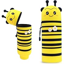 Astuccio Portapenne In Silicone 2 In 1 – Morbido Orso Panda – Kawaii – Scuola E Ufficio - 3