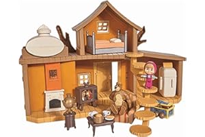 Simba - 109301032 - Masha & Michka - Maison de Masha 2 Etages + Accessoires