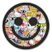 Produktbild 2 x Sticker BOMB Smiley, Vinyl Aufkleber Aufkleber Laptop Reise Gepäck Auto Ipad Schild Fun # 6173 - 10cm/100mm Wide
