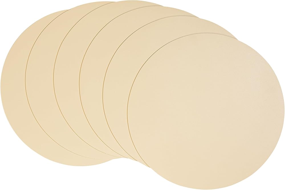 Home Wave 2'li Bej/Taş Renk Suni Deri Amerikan Servis Ø 36 cm