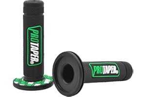 ‎WAI DANIE Wai Danie 7/8" 22mm Universal Powersports Griffe Motorrad HandleGrips Pro Dirt Pit Bike Griffe Kompatibel Mit Yamaha Honda Kawasaki BMW Suzuki ATV Pocket Bikes Mini Quads