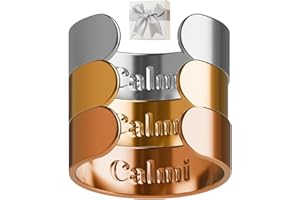 GENERIC Calmi Ring, Calmi Ring Women-With Ultra Strength Magnets, Adjustable Magnetic Smart Ring for Anxiety Reduction, Better Sleep