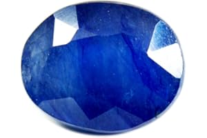 55CARAT Piedra preciosa de zafiro azul natural, 3 quilates, forma ovalada, chakra, curación, piedra de nacimiento de septiembre