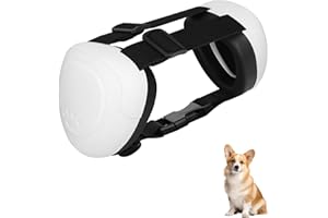 BERGWERK Hunde Ohrschützer für Gehörschutz, 29dB NRR Hundeohrschützer für Lärmschutz Noise Cancelling Kopfhörer (Weiß-M)