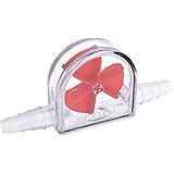 Alphacool Eisfluegel Flow Indicator, Red Fins, Clear Body
