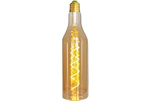 TIANFAN Lampadine Vintage a LED Lampada Bottiglia di Vino Edison 4W Dimmerabile 220-240V Lampadina Decorativa Speciale (Bottiglia di Vino)