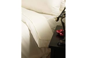 Tiacare Bed Linen - Fire Retardant to BS EN 7175 (Cream, Pillow Case 2 pack)