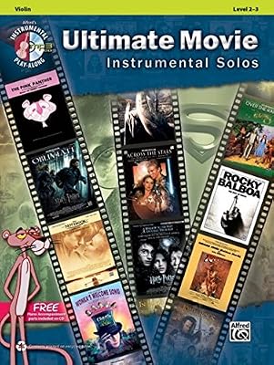 Alfred Music Publications Ultimate Movie Instrumental Solos: Violin, Levels 2-3 + CD