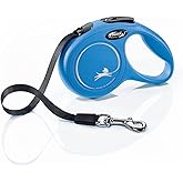 Flexi Classic Tape, Otomatik K&ouml;pek Gezdirme Tasması Small, 3 Metre, Mavi