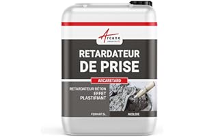 Retardateur prise ciment béton effet plastifiant ARCARETARD - 5 L (6 kg) Liquide - ARCANE INDUSTRIES