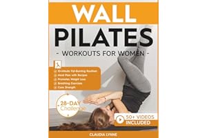 Wall Pilates Workouts for Women: 10-Minute Fat-Burning Routines for Core Strength, Stability, and Weight Loss—Includes 28-Day Transformation Challenge, Breathing Exercises, and Diet Plan with Recipes
