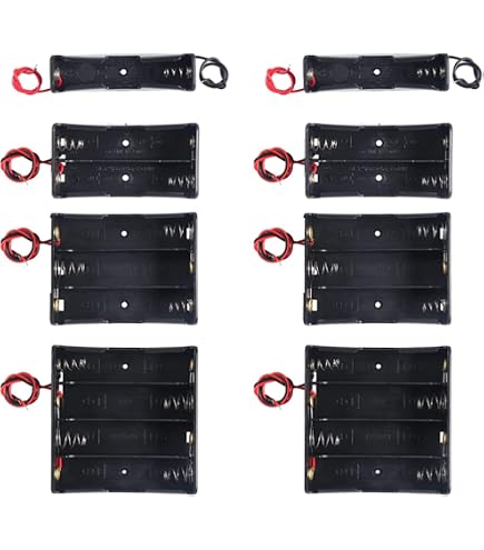 Dual 18650 Battery Holder With Flying Leads - Enclosed Plastic Case For DIY Projects 6 thumbnail image