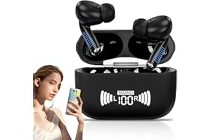 CARPOWER Sprachübersetzer Kohrhörer, 138 Sprachen AI Intelligenter Bluetooth Übersetzungs Headset, HD Rauschunterdrückung A9 In-Ear-Übersetzer Touch Kopfhörer mit APP, Unterstützt Zwei-Wege-Übersetzung