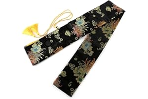 GOONSDS Silk Sword Case for Japanese Samurai, Wakizashi and Chinese Tai Chi Swords, Brown