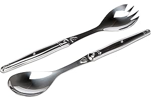 Laguiole Jean Dubost 97618, Servizio di Posate per Insalata, Acciaio Inox