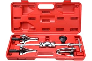 BOOMSTART Slide Hammer Set, Puller Set, Bearing Puller Gear Puller Hub Removal Tool, 3 Jaw Internal and External Puller Set