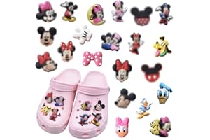 FISAPBXC 19PCS Charm Chaussures Décoration, Accessoires De Chaussures Pour Enfants, Accessoires De Baskets De Dessin Animé, PVC Charmes Chaussure Accessoire, Accessoires De Chaussures De Plage