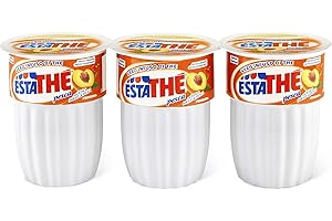 Ferrero The' Pesca Lot de 18 sachets de thé glacé à la pêche 20 ml ESTATHE tea the avec paille