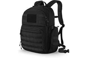 HALOVIE Zaino Militare Tattico 25L, Zaini da Trekking Zaino Multi tasche per Viaggio Escursioni Campeggio Pesca