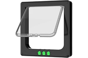 Moaobooh, gattaiola per gatti, resistente agli agenti atmosferici - Facile da installare, sportello per cani per porte interne ed esterne, finestre, pareti