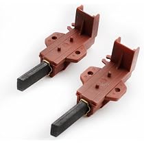 RUNCCI-YUN 4 Spazzole Di Carbone 12,5x5x42mm Per Motori Elettrici – Compatibili Con Bosch Siemens (616505) – Con Molla E Capocorda