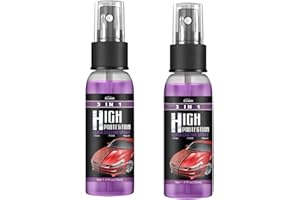 Abonda 3 In 1 Quick Coating Spray, High Protection Car Shield Coating, 2PCS Car Paint Repair Car Exterior Restorer Ceramic Spray Coating Quick Car Coating Spray Car Polish