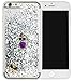 Produktbild Tasche Bling Strass Cover ISENPENK Für 5,5-Zoll Apple iPhone 6 Plus/6S Plus Hülle Silikon Glitzer Muster Tiere [Silber Herz Eule Schmetterling] Original,iPhone 6 Plus/6S Plus Hülle Silikon Transparent Durchsichtig Case Anti-Scratches wasserdicht Schutzhülle