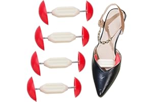 Prmape 4 Piezas Ensanchador de Zapatos, Estirador de Zapatos Antideslizante Ajustable 7-12 Cm, Mini Estiradores Expansor, Dilatador de Calzado para Mujeres Y Hombres Accesorios de Calzado