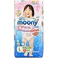 unicharm | Diapers | Moony for Girl, Underware-Style, L-Size 44 Sheets [ Japanese Import ] by Moony