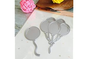GOWXS Fustelle per taglio a palloncini, per realizzare biglietti, stencil per fai da te, scrapbooking, album fotografici, decorazioni in rilievo, per realizzare biglietti