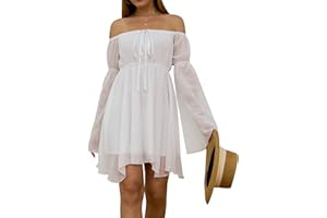 YINGWIN Piratenkostüm Damen Kleider Korsett Damen Chiffonkleid Off Shoulder Kleid