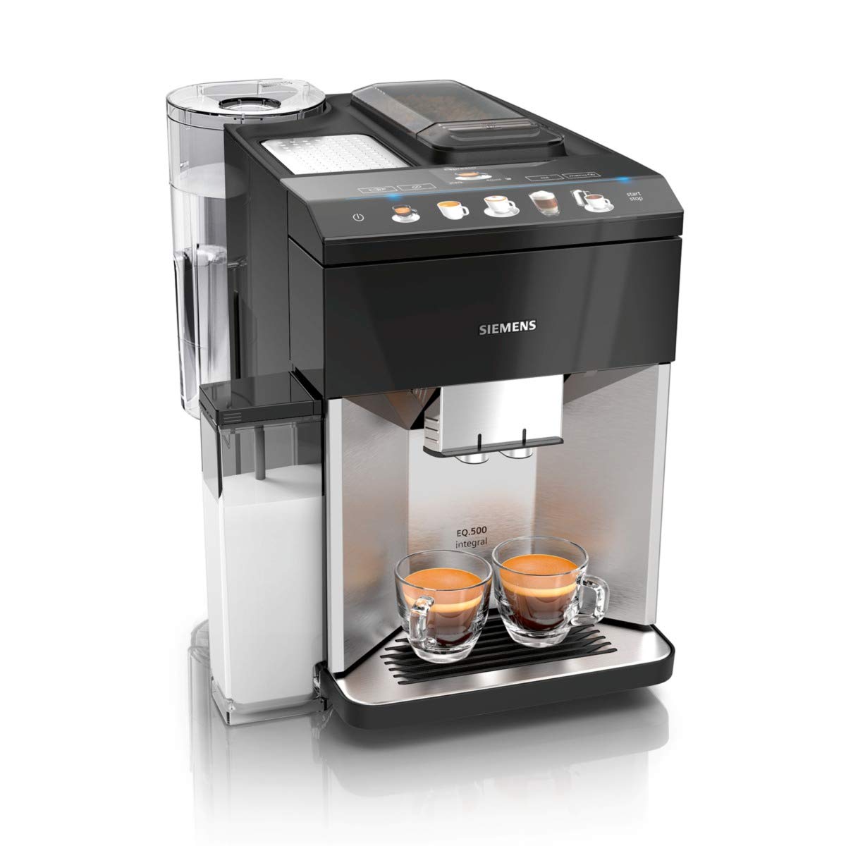 Siemens Kaffeevollautomat EQ.500 integral TQ507D03, viele Kaffeespezialitäten,Milchaufschäumer Siemens Kaffeevollautomat EQ.500 integral TQ507D03, viele Kaffeespezialitäten,Milchaufschäumer