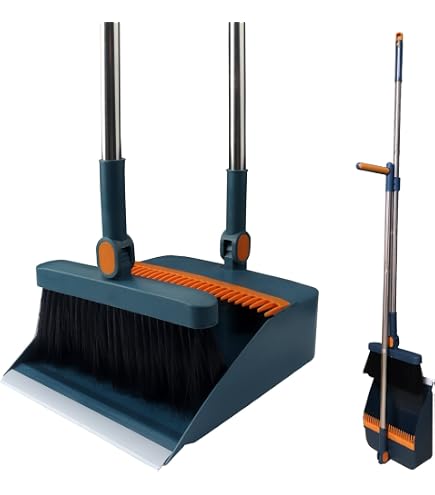 Brosse WC Bambou écologique - Avec Support Et Grattoir Bordure - 40 Cm - Marron/blanc