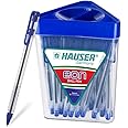Hauser Germany Eon 0.7Mm Ball Pen Jar Pack|Light Weight With Comfortable Ergonimic Grip|Extra Smooth Refillable Pen|Waterproof Ink For Smudge Free Writing|Blue Ink,Pack Of 50 Ball Pen