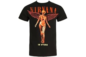 Nirvana in Utero T Shirt (Black)