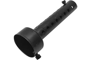 Silenziatore di scarico del motociclo Riloer, universale regolabile regolabile motocicletta rimovibile può silenziatore silenziatore deflettore per tubo di scarico posteriore 35/48/60mm, nero/argento