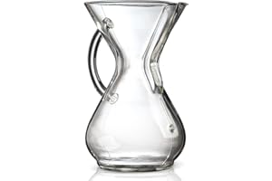 Chemex Pour-Over Glass Coffeemaker - Glass Handle Series - 6-Cup - Exclusive Packaging