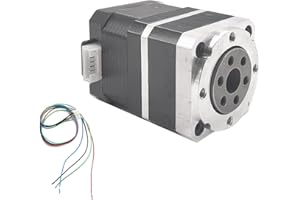 PGFUN Harmonic Gear Drive Reducer with Nema 17 Stepper Motor 1.4A 2 Arcmin Ratio 30:1 Rotary Gear Reducer